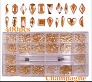 Diamond - Rhinestone Box set 400pcs - Angelina Nail Supply NYC