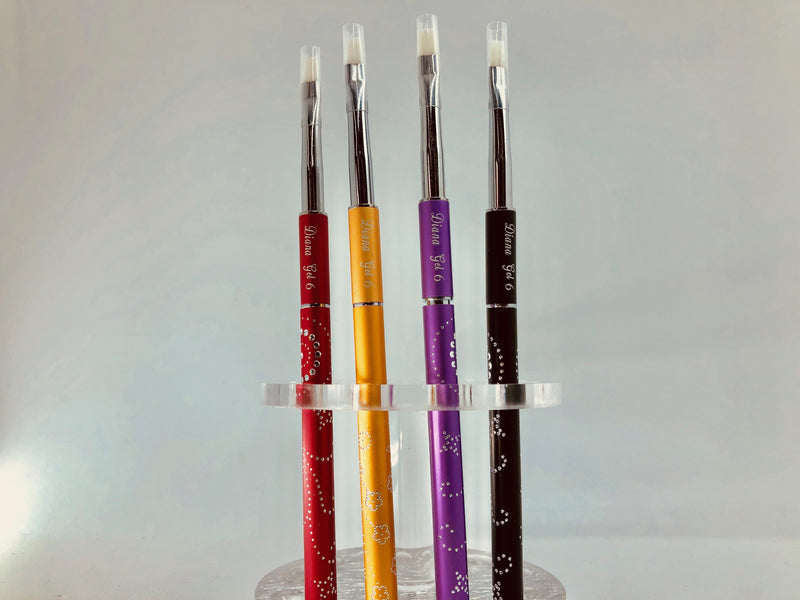 Diana Gel Brush (white hair) | Gel Brush - Angelina Nail Supply NYC