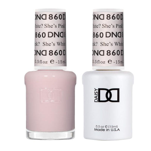 Dnd Gel 860 She’S White? She’S Pink? - Angelina Nail Supply NYC