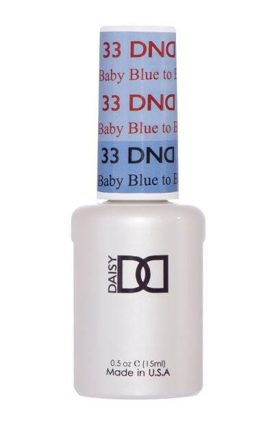 DND Mood Change #33 – Baby Blue To Blue Ink - Angelina Nail Supply NYC