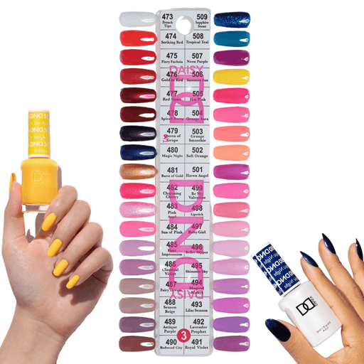 DND3 Collection Color Swatch Only - Angelina Nail Supply NYC