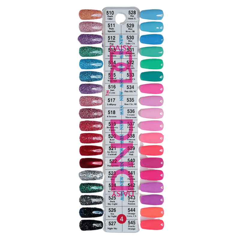DND4 Collection Color Swatch Only - Angelina Nail Supply NYC