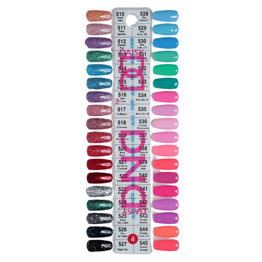DND4 Collection Color Swatch Only - Angelina Nail Supply NYC