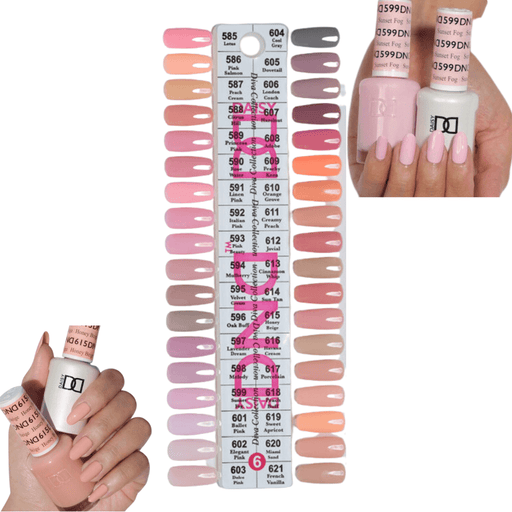 DND6 Collection Color Swatch Only - Angelina Nail Supply NYC