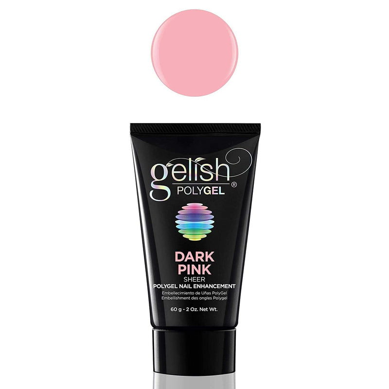 Gelish PolyGel | Dark Pink (2oz) - Angelina Nail Supply NYC
