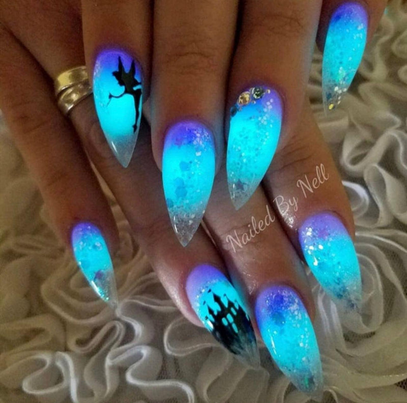GLOW TO DARK POWDER | FULL SET 48 COLOR - Angelina Nail Supply NYC