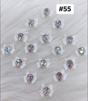 Handmade Nail 3D Flower (#051 - #060) - Angelina Nail Supply NYC