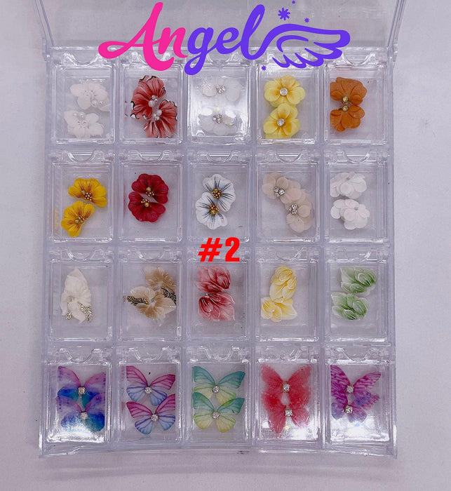 Handmade Nail 3D Flower Combo - Angelina Nail Supply NYC
