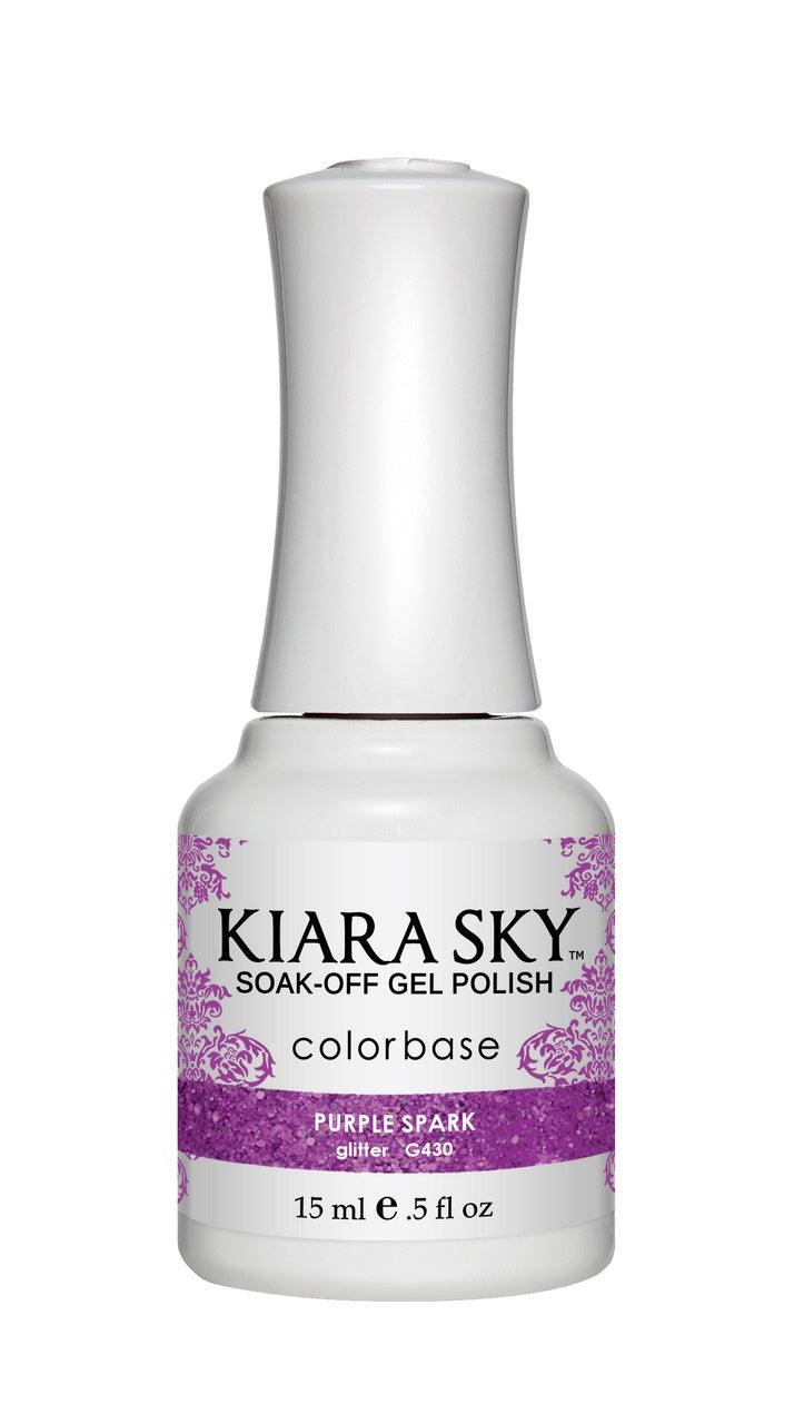 Kiara Sky Gel Color 430 Purple Spark - Angelina Nail Supply NYC