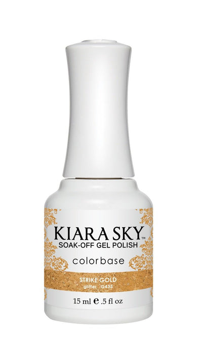Kiara Sky Gel Color 433 Strike Gold - Angelina Nail Supply NYC
