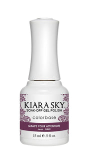 Kiara Sky Gel Color 445 Grape Your Attention - Angelina Nail Supply NYC