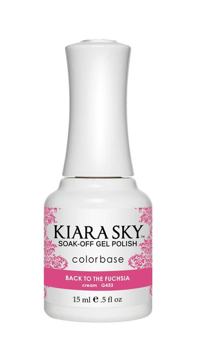 Kiara Sky Gel Color 453 Back To The Fuchsia - Angelina Nail Supply NYC