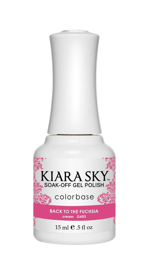 Kiara Sky Gel Color 453 Back To The Fuchsia - Angelina Nail Supply NYC