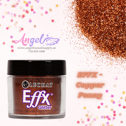 Lechat Glitter EFFX-02 Copper Penny - Angelina Nail Supply NYC