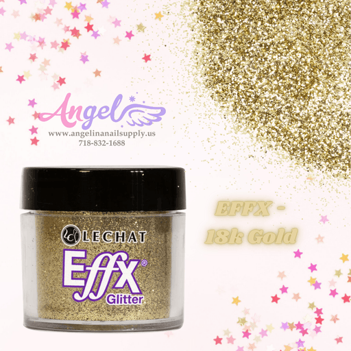 Lechat Glitter EFFX-07 18k Gold - Angelina Nail Supply NYC