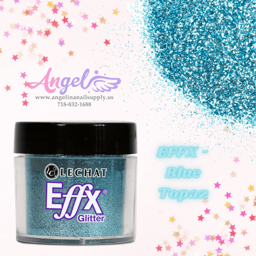 Lechat Glitter EFFX-08 Blue Topaz - Angelina Nail Supply NYC