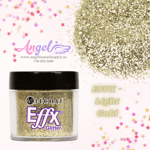 Lechat Glitter EFFX-13 Light Gold - Angelina Nail Supply NYC