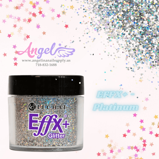 Lechat Glitter EFFX+-19 Platinum - Angelina Nail Supply NYC