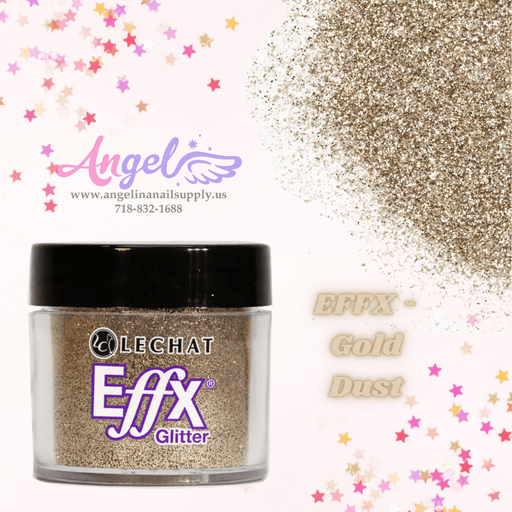 Lechat Glitter EFFX-20 Gold Dust - Angelina Nail Supply NYC