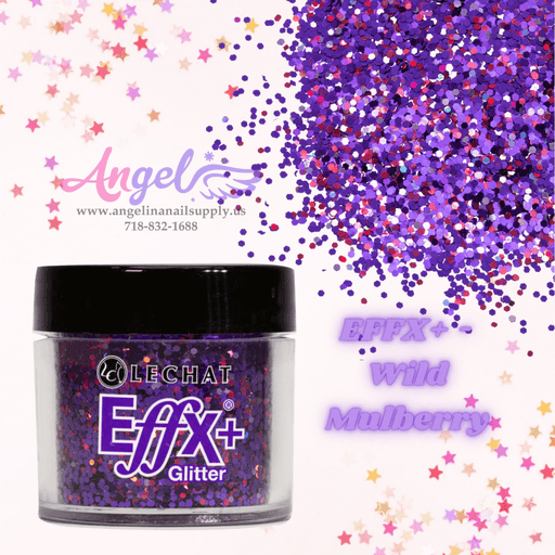 Lechat Glitter EFFX+-23 Wild Mulberry - Angelina Nail Supply NYC