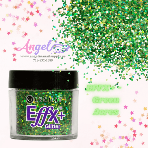 Lechat Glitter EFFX+-24 Green Acres - Angelina Nail Supply NYC