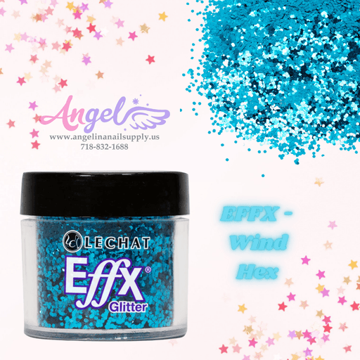 Lechat Glitter EFFX-27 Wind Hex - Angelina Nail Supply NYC