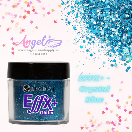 Lechat Glitter EFFX+-32 Crystal Blue - Angelina Nail Supply NYC