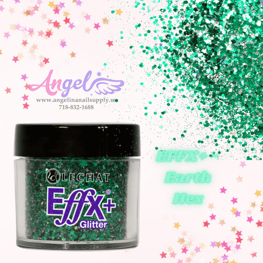 Lechat Glitter EFFX+-33 Earth Hex - Angelina Nail Supply NYC