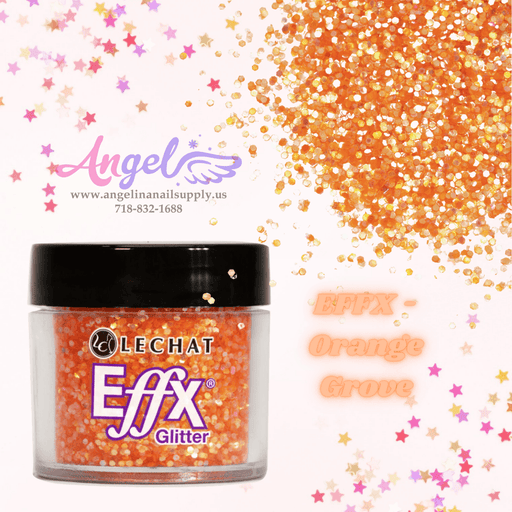 Lechat Glitter EFFX-33 Orange Groove - Angelina Nail Supply NYC
