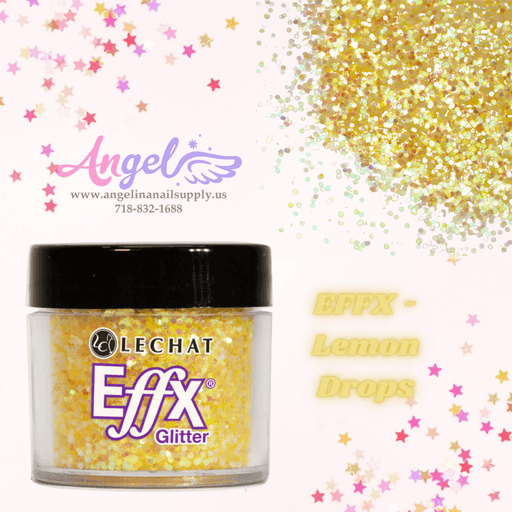 Lechat Glitter EFFX-34 Lemon Drops - Angelina Nail Supply NYC