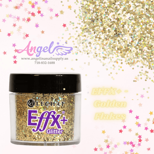 Lechat Glitter EFFX+-39 Golden Flakes - Angelina Nail Supply NYC