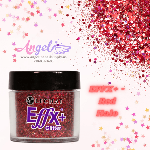 Lechat Glitter EFFX+-40 Red Halo - Angelina Nail Supply NYC