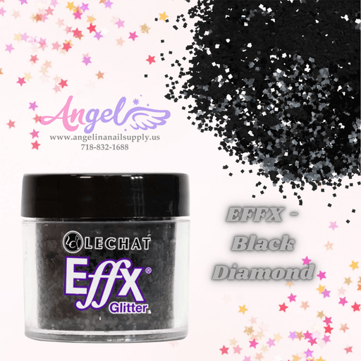 Lechat Glitter EFFX-43 Black Diamond - Angelina Nail Supply NYC
