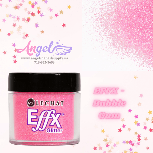 Lechat Glitter EFFX-62 Bubble Gum - Angelina Nail Supply NYC