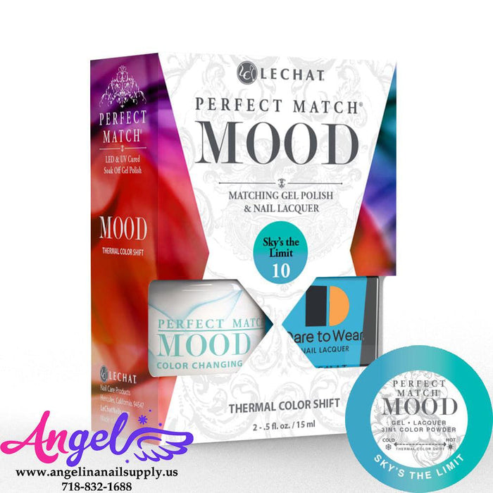 Lechat Mood Gel Duo 10 Sky's the Limit - Angelina Nail Supply NYC