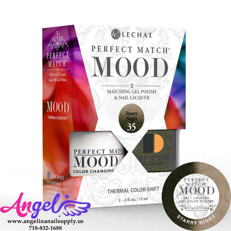 Lechat Mood Gel Duo 35 Stary Night - Angelina Nail Supply NYC