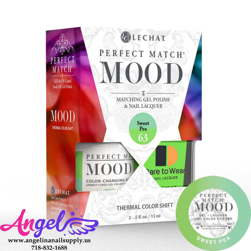 Lechat Mood Gel Duo 63 SweetPea - Angelina Nail Supply NYC