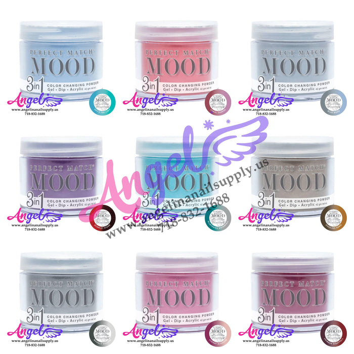 Lechat Mood Powder Full Set 72 Colors - Angelina Nail Supply NYC