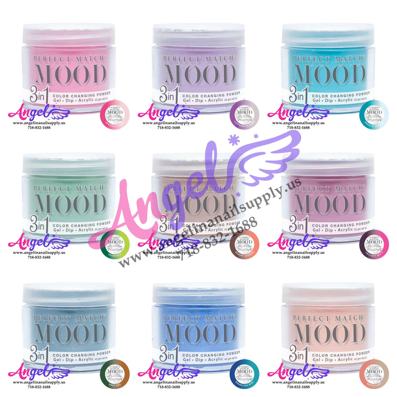 Lechat Mood Powder Full Set 72 Colors - Angelina Nail Supply NYC
