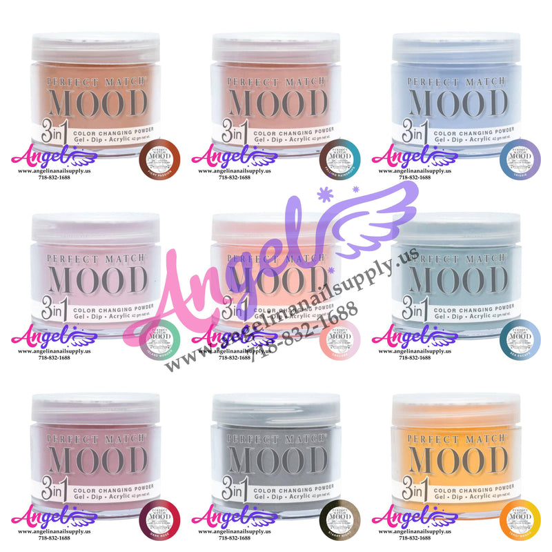 Lechat Mood Powder Full Set 72 Colors - Angelina Nail Supply NYC