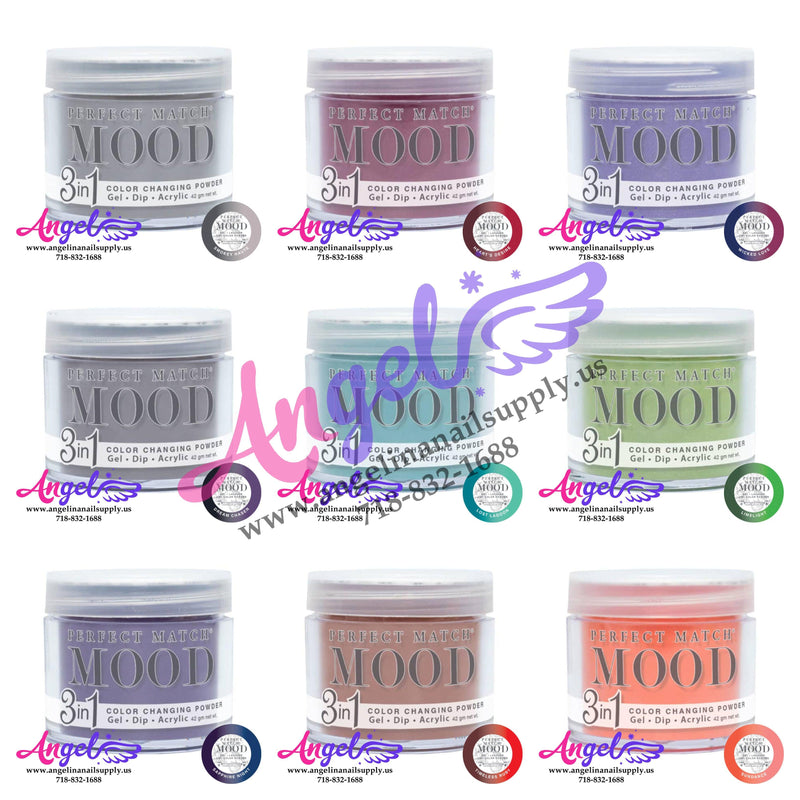 Lechat Mood Powder Full Set 72 Colors - Angelina Nail Supply NYC