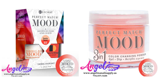 Lechat Perfect Match Mood 3in1 Combo 03 Sunrise Sunset - Angelina Nail Supply NYC