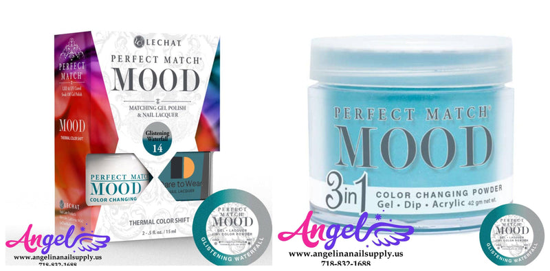 Lechat Perfect Match Mood 3in1 Combo 14 Glistening Waterfall - Angelina Nail Supply NYC