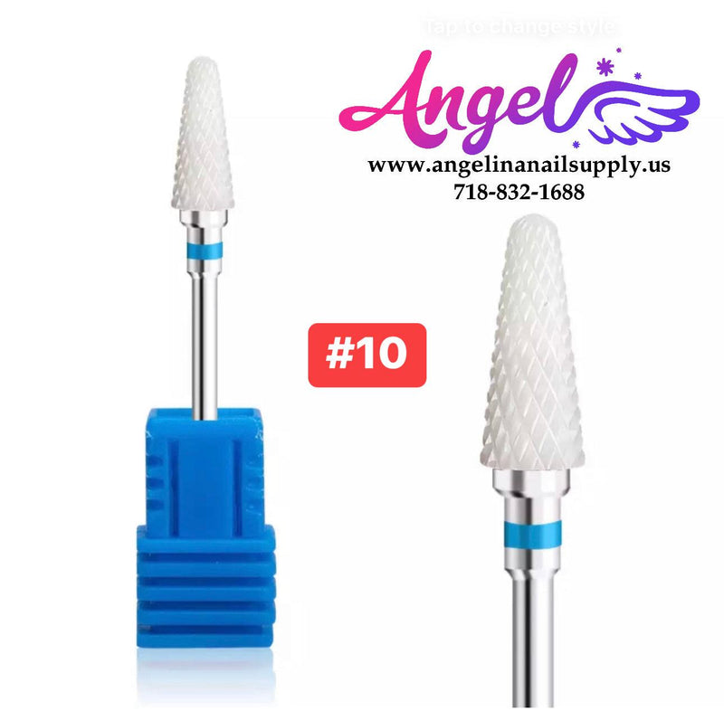 Nail Drill Bit - Ceramic Multi-Purpose Bit - 3/32 - Angelina Nail Supply NYC