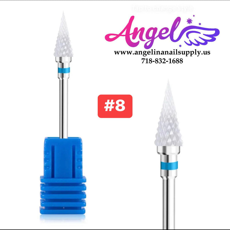 Nail Drill Bit - Ceramic Multi-Purpose Bit - 3/32 - Angelina Nail Supply NYC