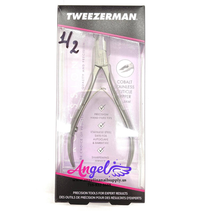 Nipper Tweezerman Professional - Cuticle (Half Jaw) - Angelina Nail Supply NYC