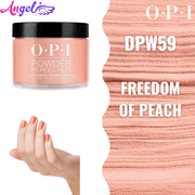 OPI Dip Powder DP W59 Freedom Of Peach - Angelina Nail Supply NYC