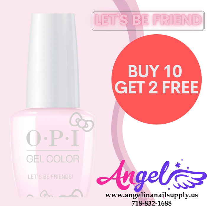 OPI Gel Color GC H82 LET'S BE FRIENDS! (Combo 10+2) - Angelina Nail Supply NYC