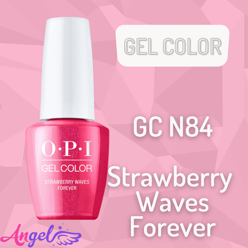 OPI Gel Color GC N84 STRAWBERRY WAVES FOREVER - Angelina Nail Supply NYC