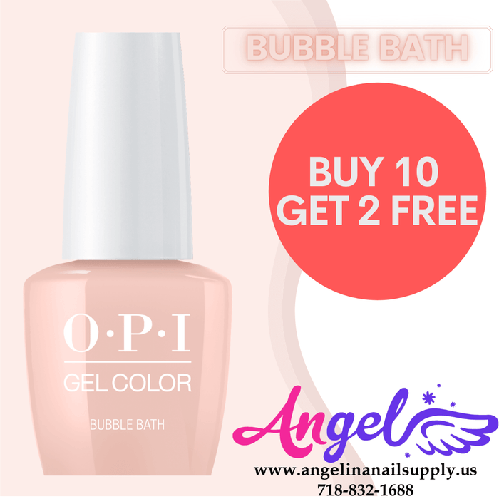 OPI Gel Color GC S86 BUBBLE BATH (Combo 10+2) - Angelina Nail Supply NYC